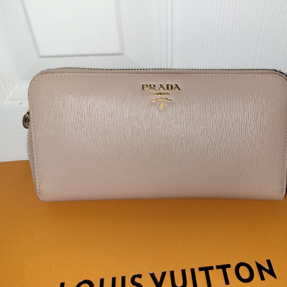 Prada Saffiano Long Wallet